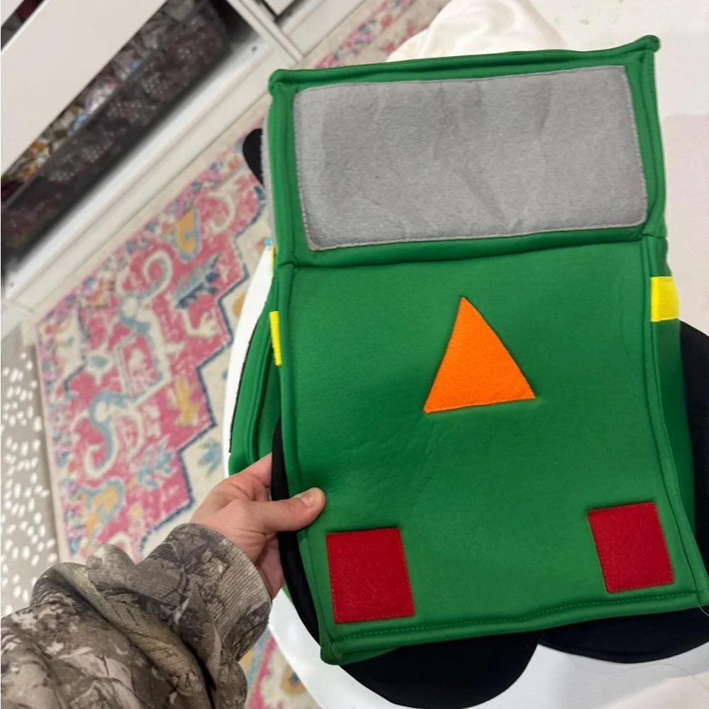 Toddler Ride-in Tractor Costume Foam Farm Halloween Costume Outfit john deere
